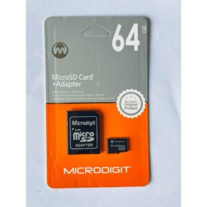 MICRODIGIT Microsd Card + Adapter - 64Gb