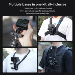TELESIN Quick-Release Adapter Set